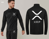 XRP Ripple Logo Cryptocurrency Moon Bull Market Tracksuit Gift For Investors
